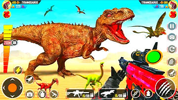 Dino Hunter 3D Hunting Games - Dino Hunter Gameplay - Dinosaur Wala Game - Android Gameplay part 1