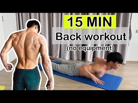 เล่นหลังอยู่บ้าน แบบไม่มีอุปกรณ์ (back workout no equipment)