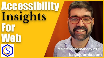 Use Accessibility Insights for Web to Test your Joomla Site - 🛠 MM #179