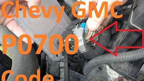 Causes and Fixes Chevy GMC P0700 Code: Malfunction with Transmission Control Module (TCM)