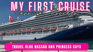 MY FIRST CRUISE| CARNIVAL FREEDOM| TRAVEL VLOG| WEEKLY VLOG| DAILY VLOG