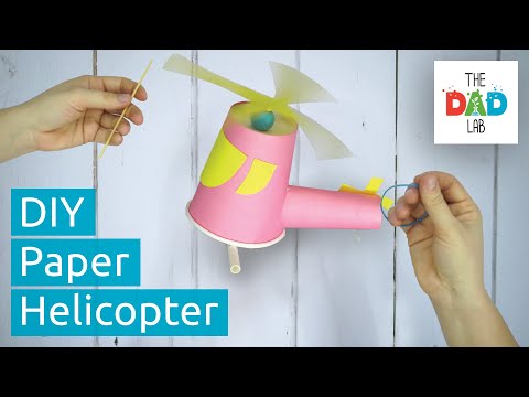 How to Make Helicopter Craft | Simple Kids Crafts