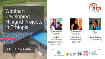 Webinar: Developing Minigrid Projects in Ethiopia
