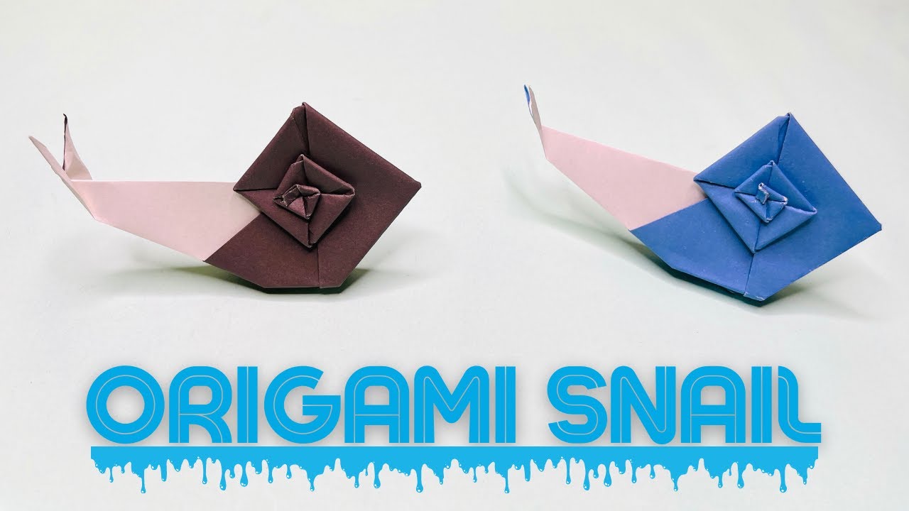 Origami Books for Kids Ages 8-12: Create an origami snail for a slow and  slimy creature by Kingston R. Alex