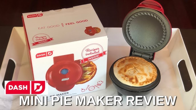 DASH MINI PIE MAKER UNBOXING AND REVIEW, BLUEBERRY PIE DEMONSTRATION 