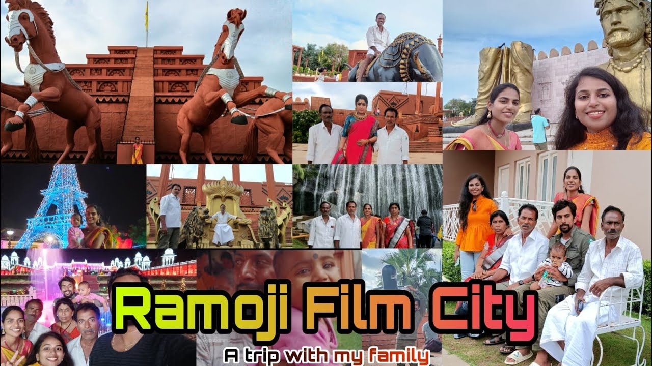 Ramoji Film City - A trip with my family | Bahubali set |infinitum media| Movie sets| Film nager |