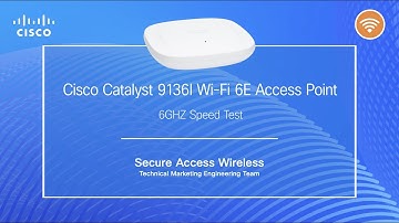 Blazing Fast Wi-Fi 6E Speeds with the Catalyst 9136I Access Point!