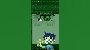 Genera números aleatorios en Excel #productividad #excel #oficina