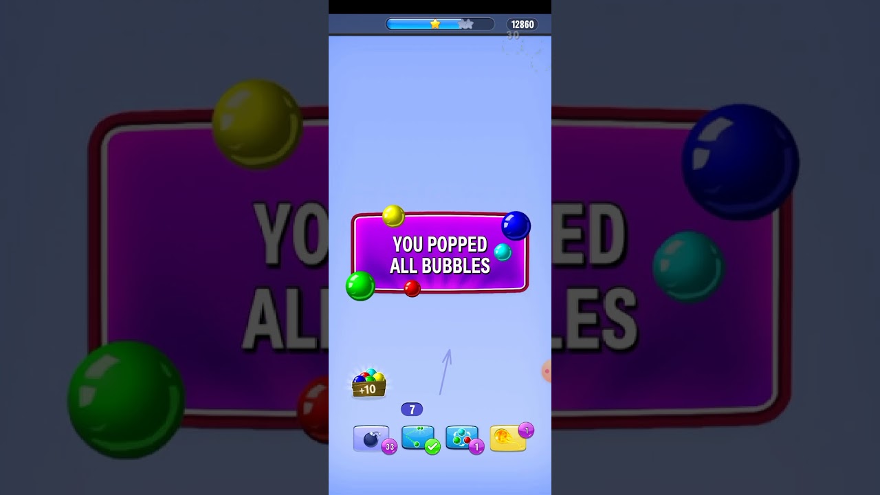 Bubble Shooter Level 373 Gameplay 