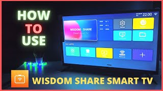 ( HINDI ) How To Use Wisdom Share Smart Cloud Tv 2021