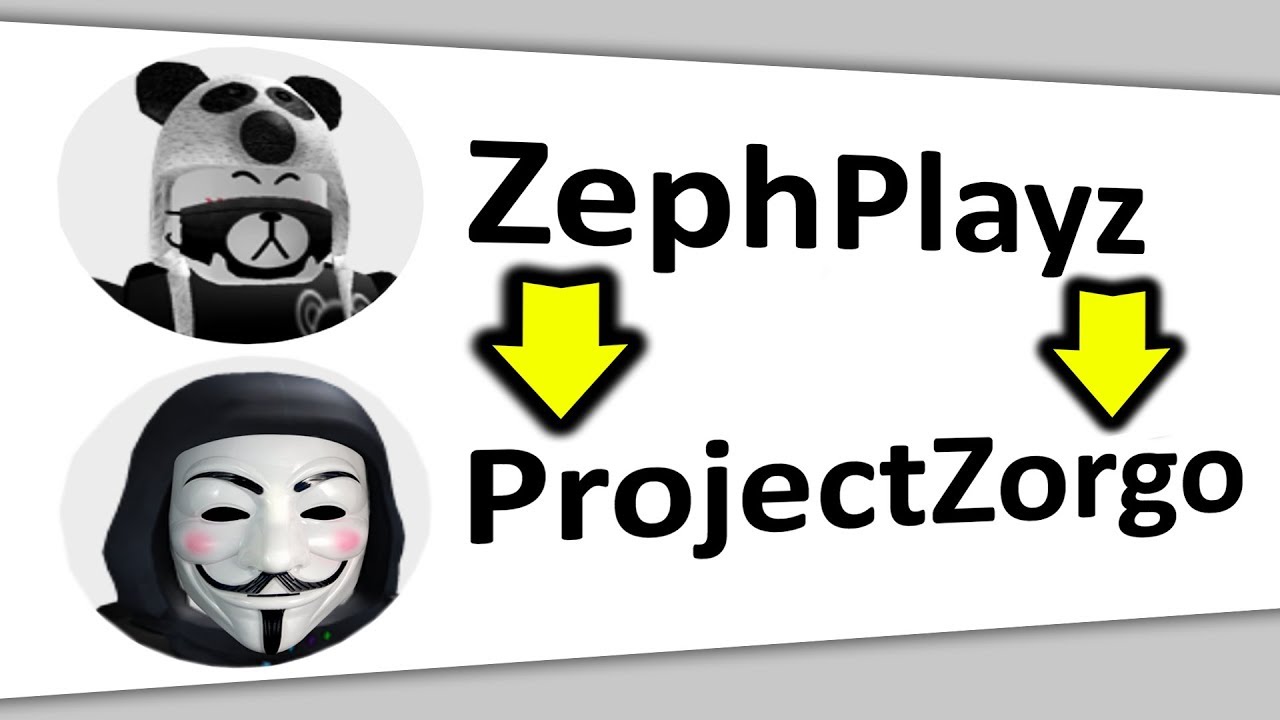 I Changed My Roblox Name To Project Zorgo Ghost Youtube