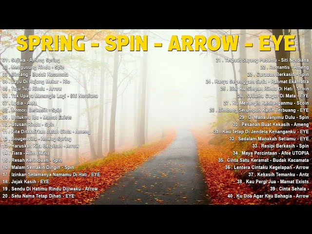 Arrow - EYE - Spin - Spring | Lagu Jiwang Melayu 80 90an - Lagu Slow Rock Malaysia 90an Terbaik class=