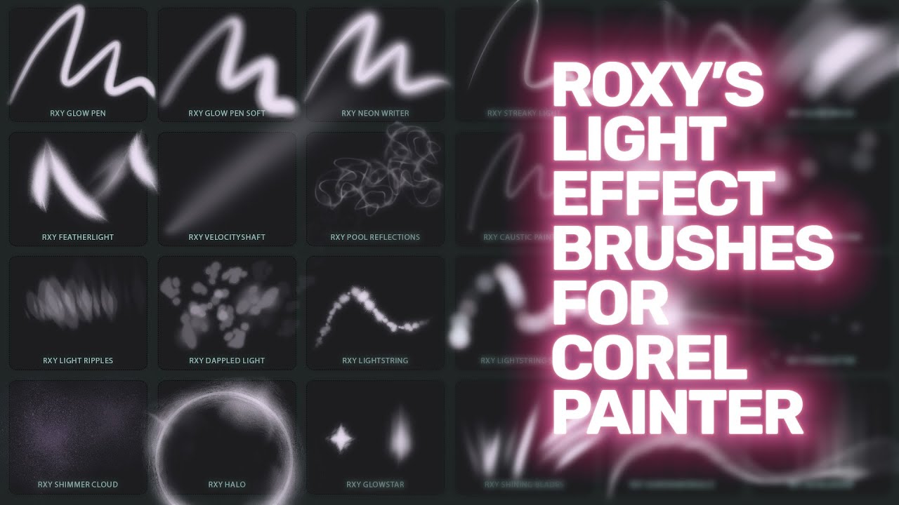 Roxy's Light Effect brushes for Corel Painter