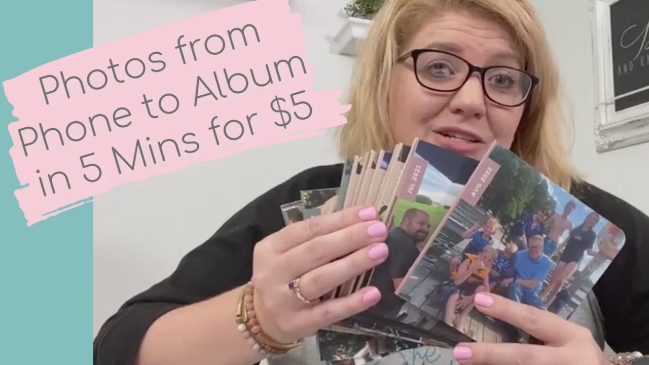 Easiest Scrapbooks for Pictures from Phone to Album in 5 mins for 5