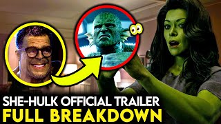 SHE HULK Trailer Breakdown - Things You Missed, Easter Eggs \& Plot Explained!