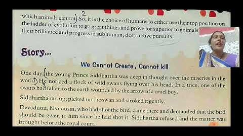 Human Beings (Story), Moral Value, Class 6th, Lesson 11, By Ms. Seema Sharma