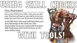 Using Ability Checks With Tools, Grants Advantage? | Nerd Immersion
