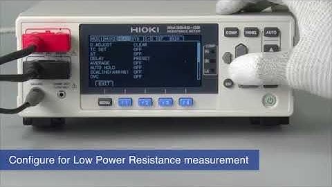 How to Use Resistance Meters: Measuring Contact Resistance with the Low Power Resistance Function