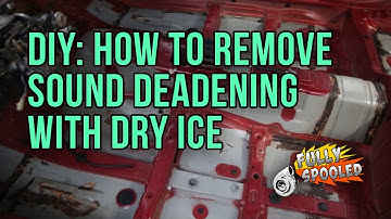 DIY: The Best Way to Remove Sound Deadening With Dry Ice
