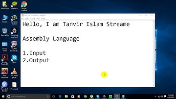 Assembly Language 8086 Input Output