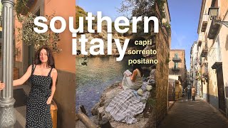 southern italy vlog: sorrento, positano, capri | travel diaries 💛