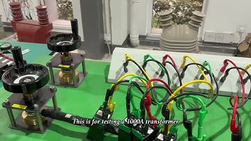 Operation explanation of the ZCHG 12 transformer comprehensive test bench