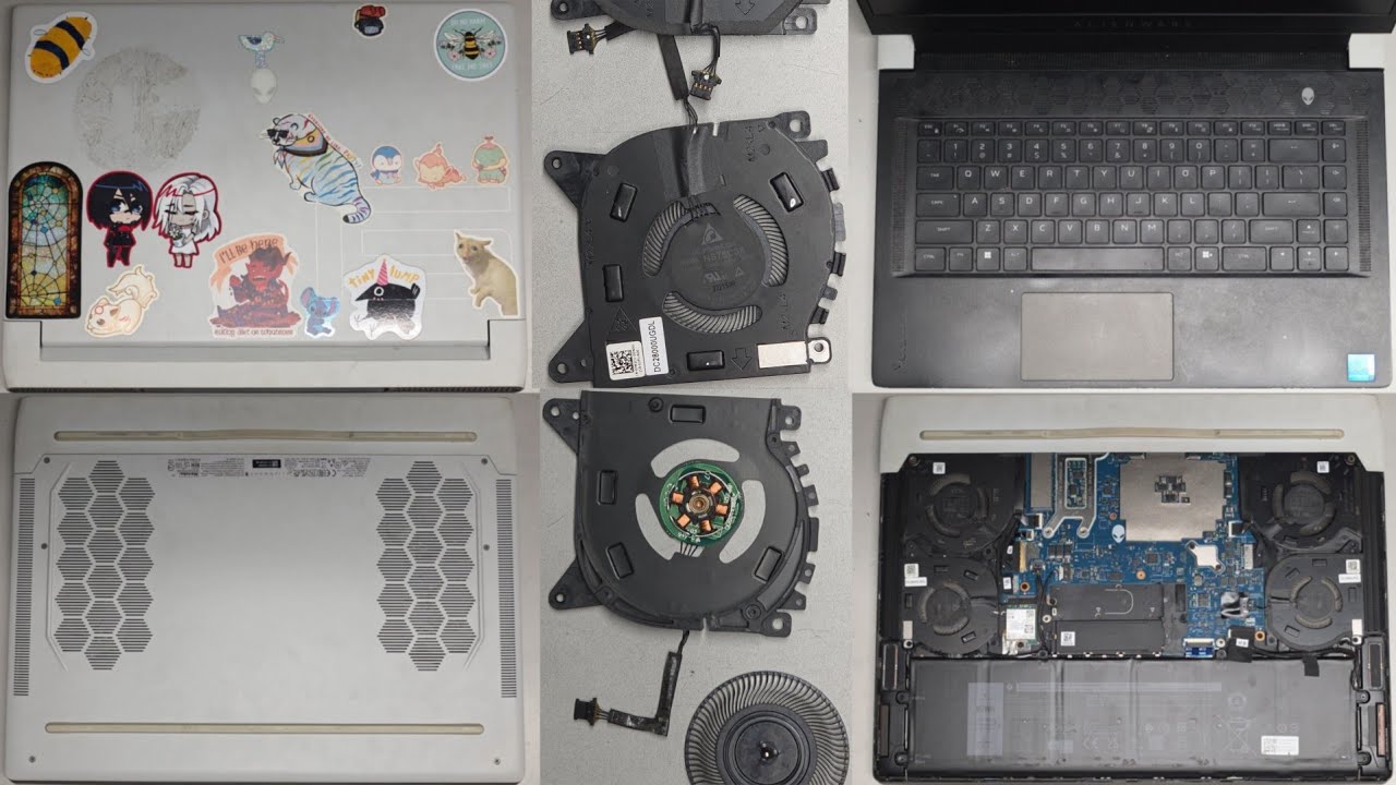DELL Alienware x15 R1 Disassembly (No RAM) SSD Hard Drive Upgrade ...