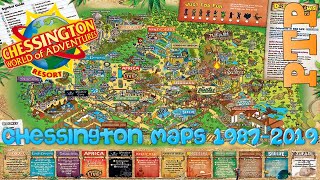 Chessington Maps 1987-2019