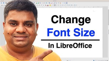 How to Change Font Size in LibreOffice