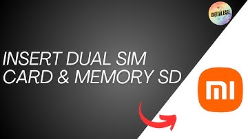 How To Insert (Dual) SIM CARD & Memory SD In XIAOMI Redmi Note 13