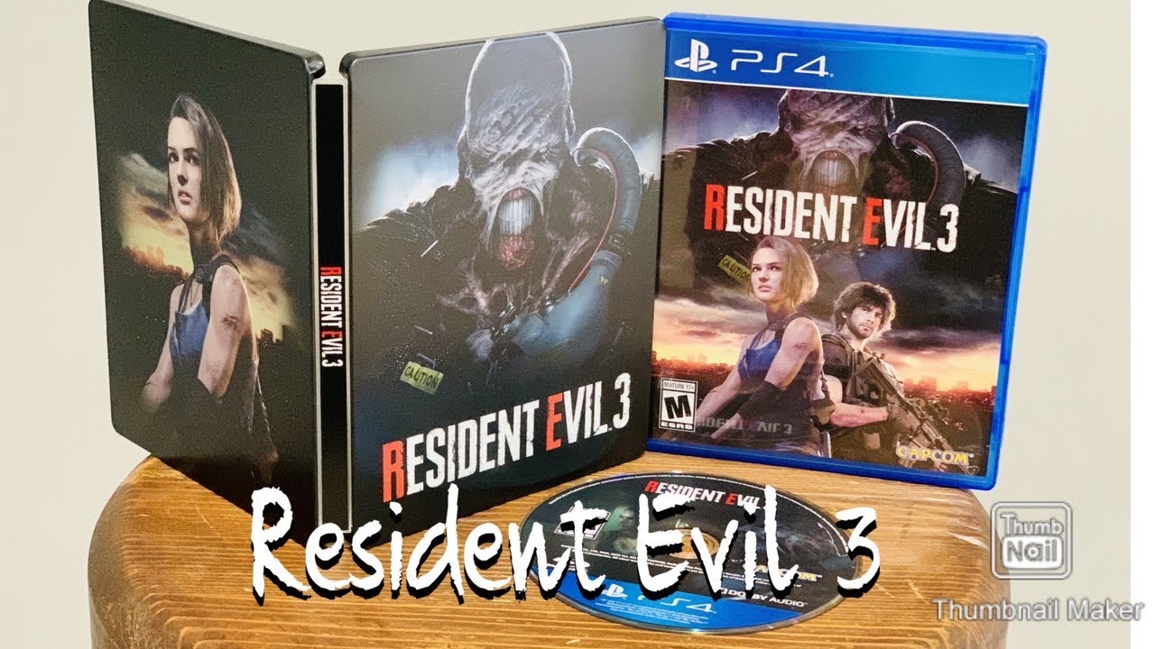 Resident Evil 3 Game Steelbook Unboxing! -