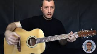 картинка: Строй Open G. Подробный разбор аккордов. Часть 21-я. Аккорды (Dm) (G7) (G7,6) (E7,9-)