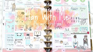 PWM // using my own stickers // white space plan with me