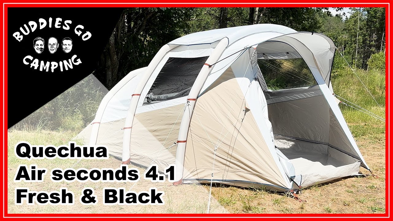 Quechua Air Seconds 4.1 Fresh & BlackAufbau, Roomtour, Abbau und unser  Fazit fr dich