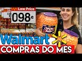 Compras do mês: WALMART 💰💸