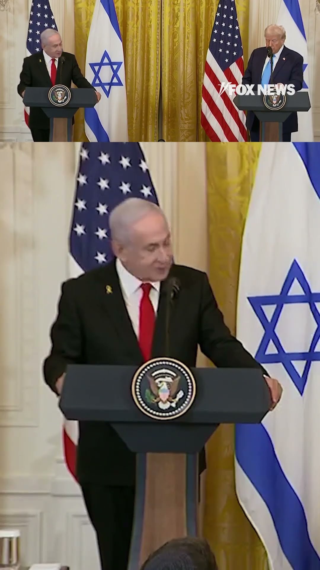 Trump and Netanyahu hold White House press conference