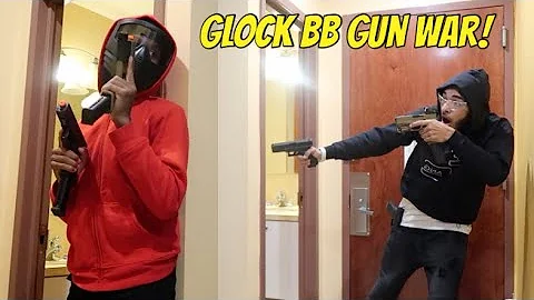 Glock BB Gun WAR vs Kevin Deleon!