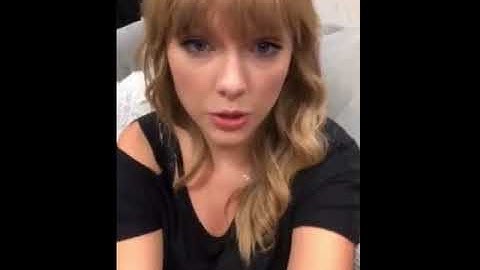 Taylor Swift wishing Greg James good luck on his BBC Radio One Breakfast Show debut!