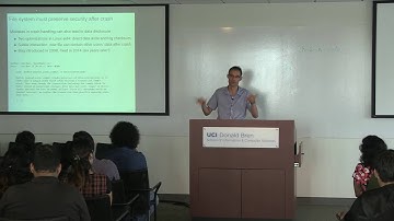 Certifying a crash-safe file system - Frans Kaashoek, MIT