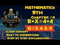 Class 9 Mathematics | Chapter 4 Exercise 4.4 Question 3, 4, 5 & 6 |Real Life Problems | Punjab Board