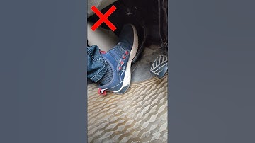 Foot Position For Clutch  🦶 #car# driving #tips #tutorial