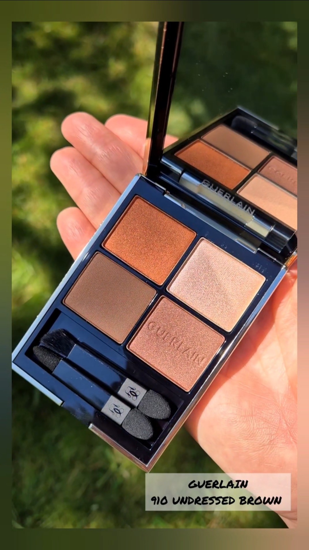 GUERLAIN OMBRES G 910 UNDRESSED BROWN 🤍🧡🤎 #makeup