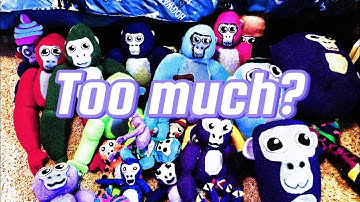 Gorilla tag plush collection!!!