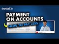 Self Assessment 2020 - How To Reduce Your Payments On Account