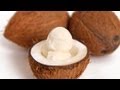 Coconut Ice Cream Recipe - Laura Vitale - Laura in the Kitchen Episode 589