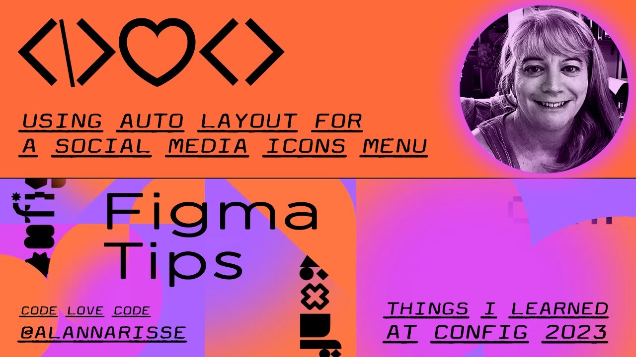 Using Auto Layout for a social media icons menu – Figma v 116