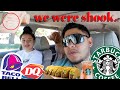 LETTING THE PERSON IN FRONT OF US DECIDE WHAT WE EAT FOR 24HOURS!!!