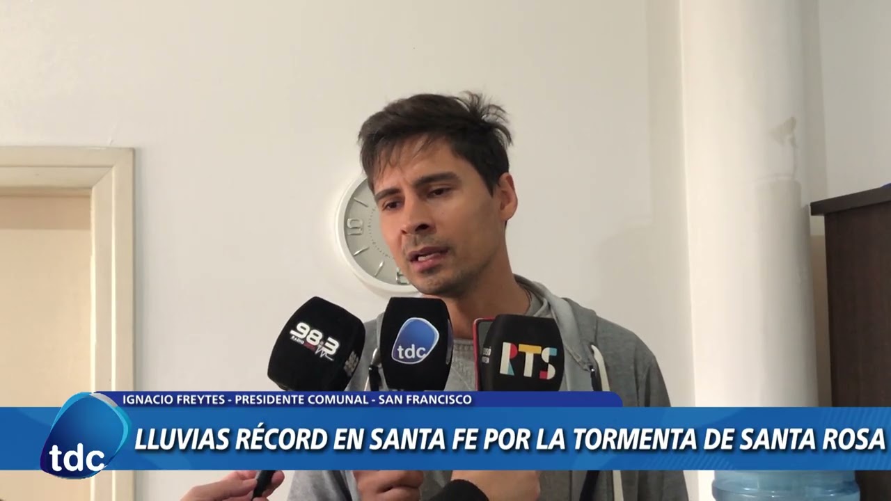 SAN FRANCISCO | LLUVIAS RÉCORD EN SANTA FE POR LA TORMENTA DE SANTA ROSA