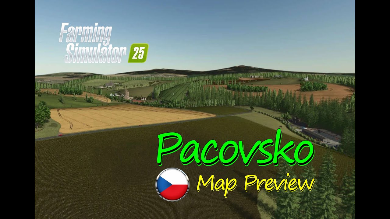 Pacovsko Map Mod preview : Czech Countryside Adventure | Map Tour | Farming Simulator 25