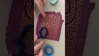Silkscreens on polymer clay | polyclay | earring making